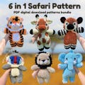 Safari Crochet Pattern Bundle